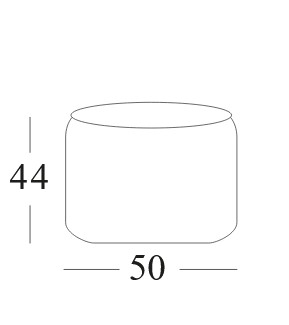 Olaf Pouffe Outdoor Medium Olaf Pouffe Outdoor Medium