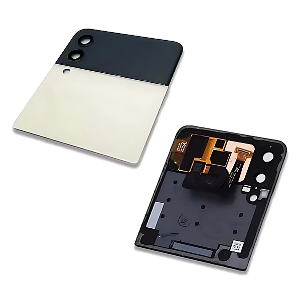 Genuine Samsung Galaxy Z Flip 3 5G , F711 - Replacement Outer LCD Screen Panel - Cream - Original (Grade C)