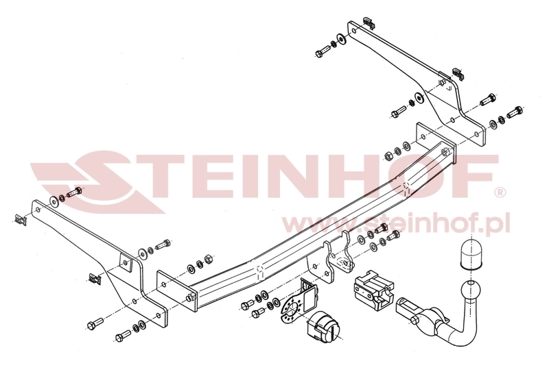 Peugeot 206 SW
(Estate) Tow Bar (2002-2007) P-018