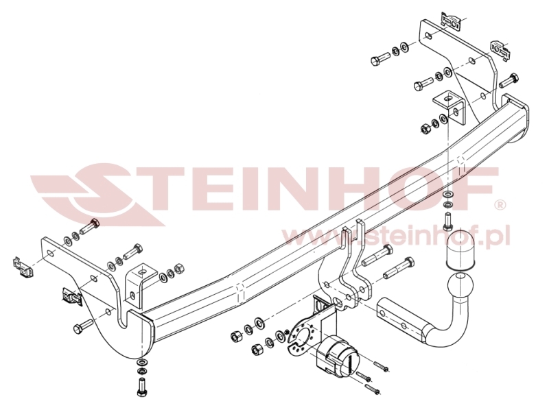 Peugeot 207 3/5D Tow Bar (2006-2015) P-027