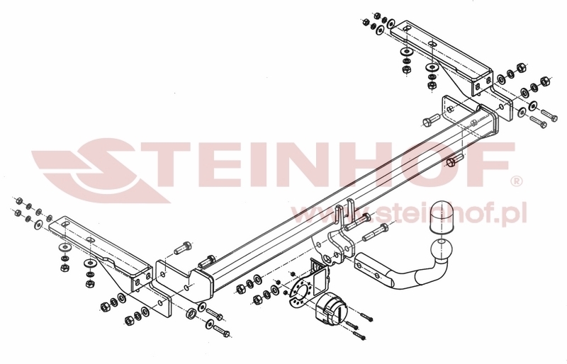 Peugeot 308 3/5D Tow Bar (2011-2013) P-037