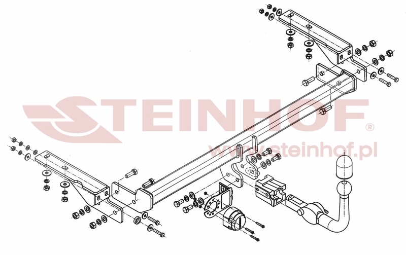 Peugeot 308 3/5D Tow Bar (2011-2013) P-038