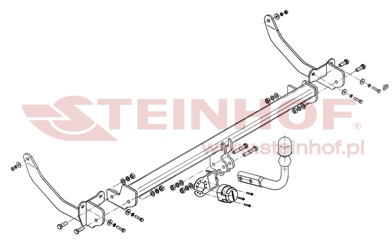 Peugeot 308 Estate/ SW Tow Bar (2008-2014) P-052