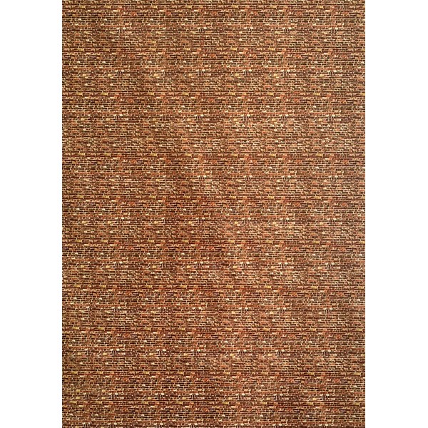 Building Materials Light Old Red Brick Paper 10s - 08A