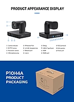 P10H4A 4K AI PTZ Conference Camera