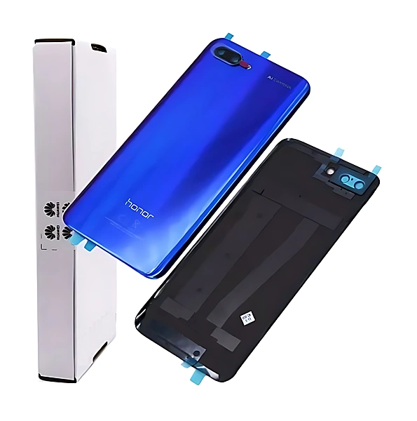 For Honor 10 - Replacement Battery Cover , Rear Panel With Camera Lens - Phantom Blue - Service Pack - P4 - 02351XPJ