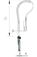 Grifo ducha extra-bajo Serie RD
