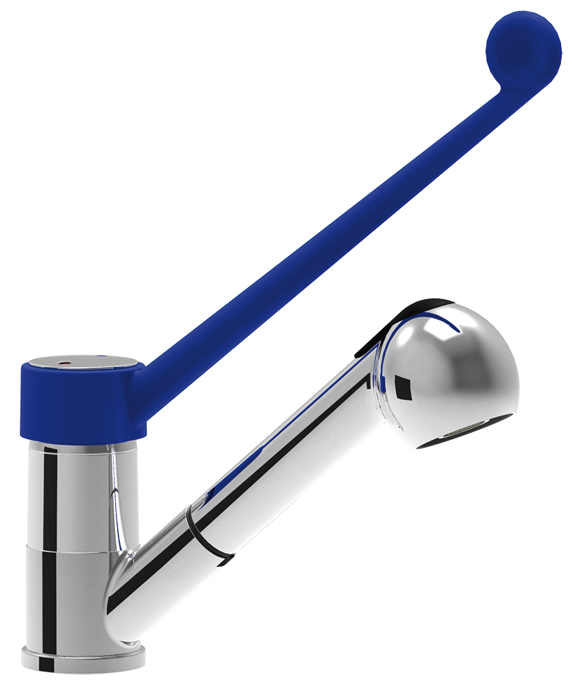 Grifo monomando extensible de codo leva larga (falta precio)