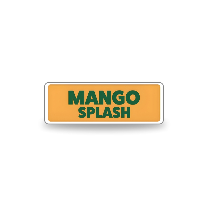 Phat Buns Drink Sticker - Mango (1x1000)