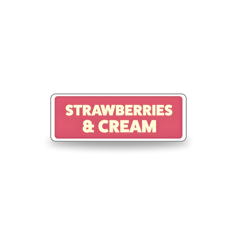 Phat Buns Drink Sticker - Strawberries (1x1000)