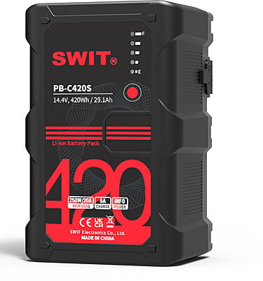 PB-C420S | 420Wh High-load Heavy-duty Battery, V-Mount, also ideal for long term use or high power draw lights PB-C420S | 420Wh High-load Heavy-duty Battery, V-Mount, also ideal for long term use or high power draw lights