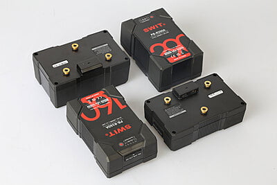 PB-R160A | 160Wh Robust High-load Heavy-duty Battery, Gold-Mount, also ideal for long term use or high power draw lights