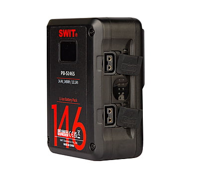 PB-S146S | 146Wh Multi-Sockets Square Cine Battery, V-Mount, also ideal for long term use or high power draw lights