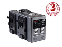 PC-P430S | 4ch x 3A Fast Simultaneous Charger with 2-XLR DC out, V-Mount