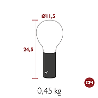 Aplo Upright Stand and Lamp Pack B