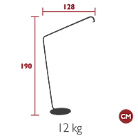 Offset Stand for Balad Lamp Honey-Floor stock