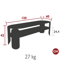 Bebop Low Console Table