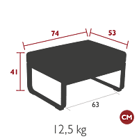 Bellevie 1 Seater Ottoman