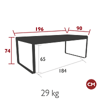 Bellevie Table 196x90cm