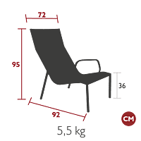 Cadiz Lounge Armchair Clay Grey-Floor Stock Cadiz Lounge Armchair Clay Grey-Floor Stock