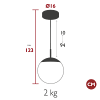 Mooon! Pendant Lights D25