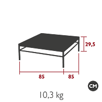 Rivage Low Table 85 x 85