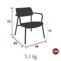 Studie Oak Lounge Armchair