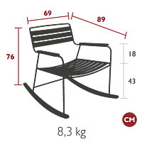 Surprising Rocking Chair Cotton White-Floor Stock Surprising Rocking Chair Cotton White-Floor Stock