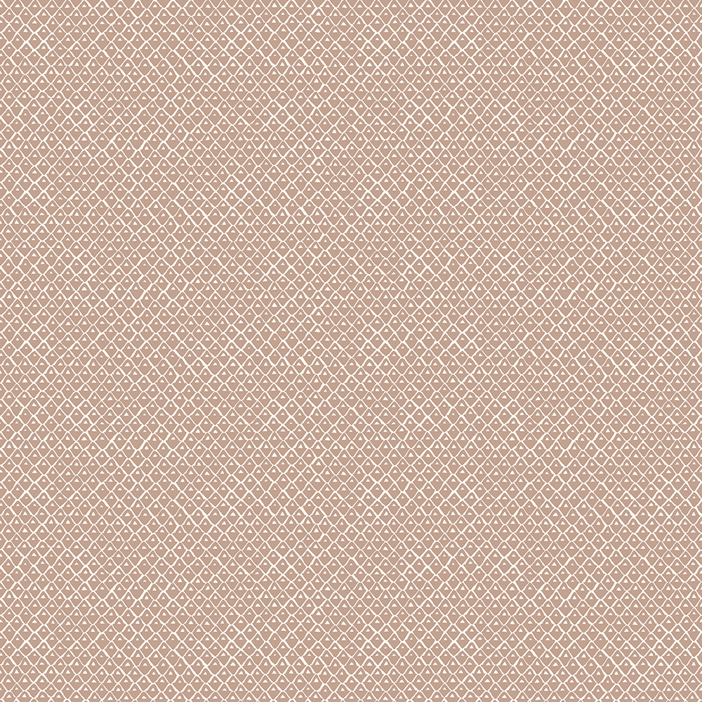 Pineapple Squares Wallpaper - Ham Pink - Cotswold White