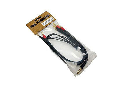 Charge Cable 30cm Pink Performance - Banana to 2x2S (4-5mm)
