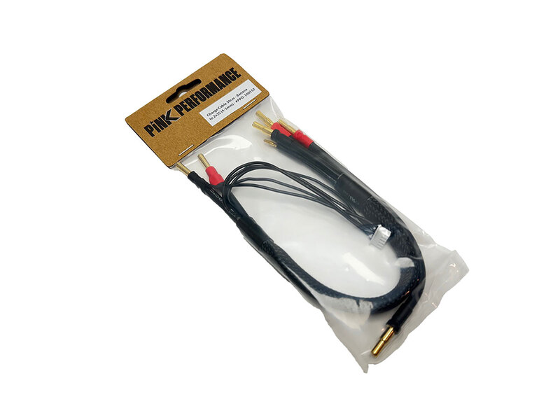 Charge Cable 30cm Pink Performance - Banana to 2x2S (4-5mm) Charge Cable 30cm Pink Performance - Banana to 2x2S (4-5mm)