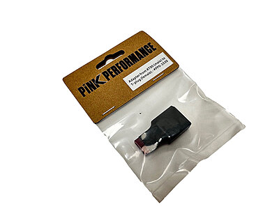 Adapter from XT90 (male) to T-plug (female) Pink Performance