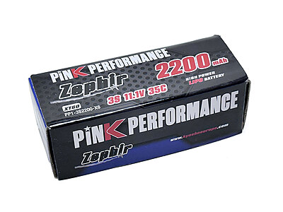 Pink Performance Zephir LiPo 3S 11.1V-2200-35C (XT60)106x35x23mm 176g Pink Performance Zephir LiPo 3S 11.1V-2200-35C (XT60)106x35x23mm 176g