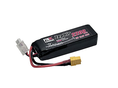 Pink Performance Zephir LiPo 3S 11.1V-2200-35C (XT60)106x35x23mm 176g Pink Performance Zephir LiPo 3S 11.1V-2200-35C (XT60)106x35x23mm 176g