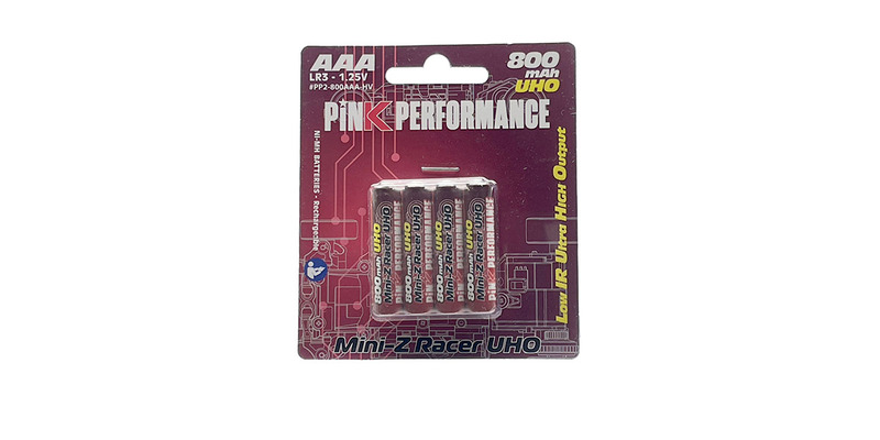 Pink Performance Batteries R3-AAA Ni-Mh 800Mah (4) UHO Pink Performance Batteries R3-AAA Ni-Mh 800Mah (4) UHO