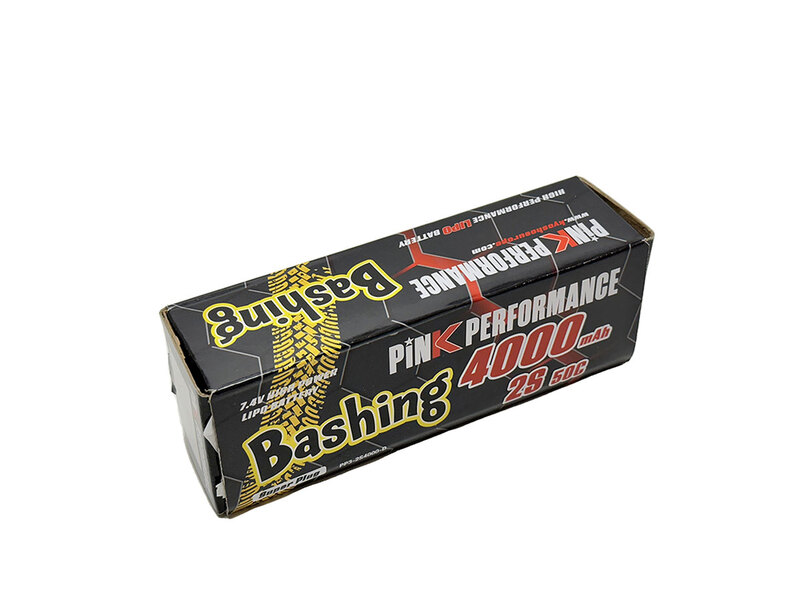 Pink Bashing LiPo 2S 7.4V-4000-50C (Deans) 139x47x25mm 240g Round Pink Bashing LiPo 2S 7.4V-4000-50C (Deans) 139x47x25mm 240g Round