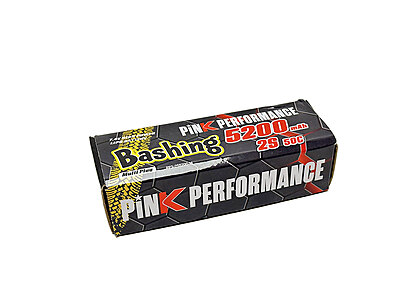 Pink Bashing LiPo 2S 7.4V-5200-50C (Multi) 139x47x25mm 310g
