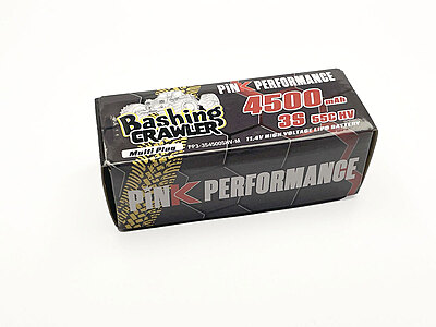 Pink Bashing Crawler LiPo 3S 11.4V-4500-55C (Multi) 96x42x34mm Shorty Pink Bashing Crawler LiPo 3S 11.4V-4500-55C (Multi) 96x42x34mm Shorty