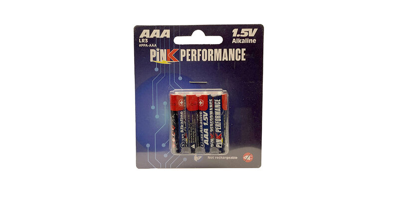 Pink Performance AAA Alkaline 1.5V Dry Cell (4pcs) Pink Performance AAA Alkaline 1.5V Dry Cell (4pcs)