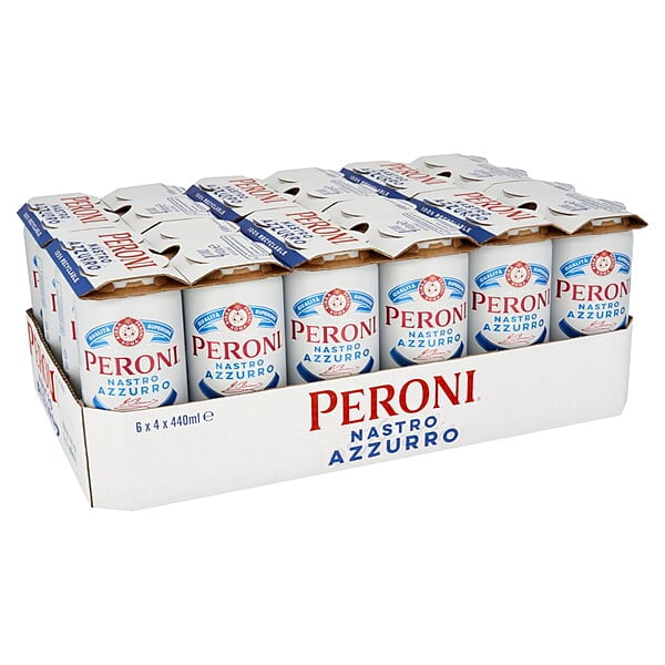 Peroni 4pk can