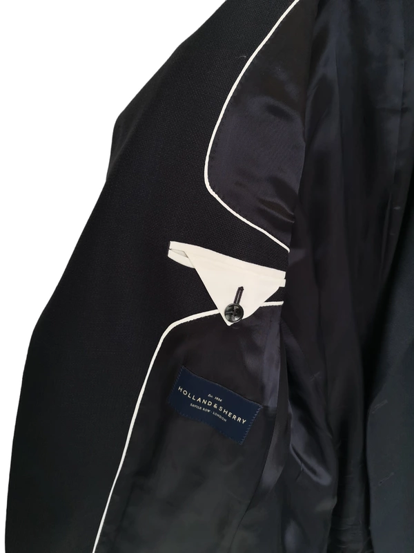 Veste blazer Holland & Sherry "hopsack" T52