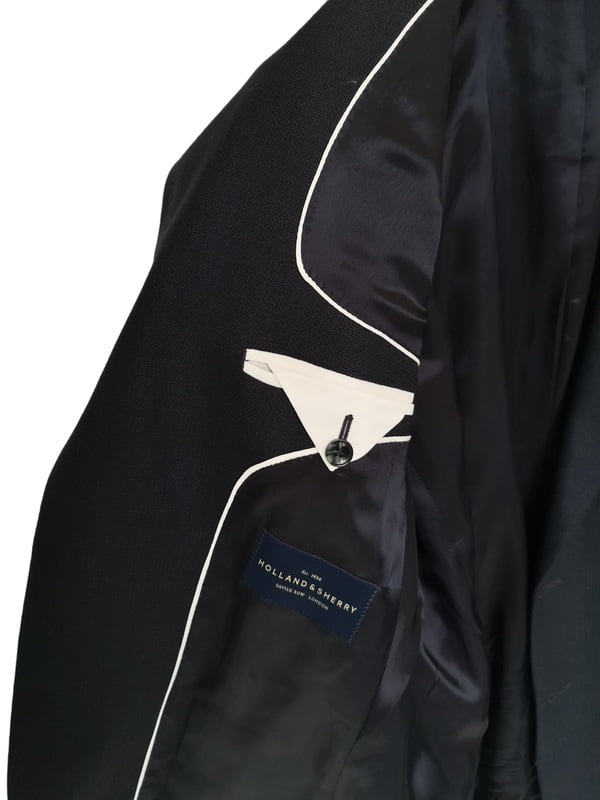 Veste blazer Holland & Sherry "hopsack" T52