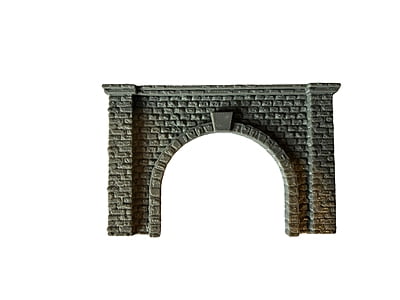 Mumfy's N Gauge - Double Tunnel Entrance