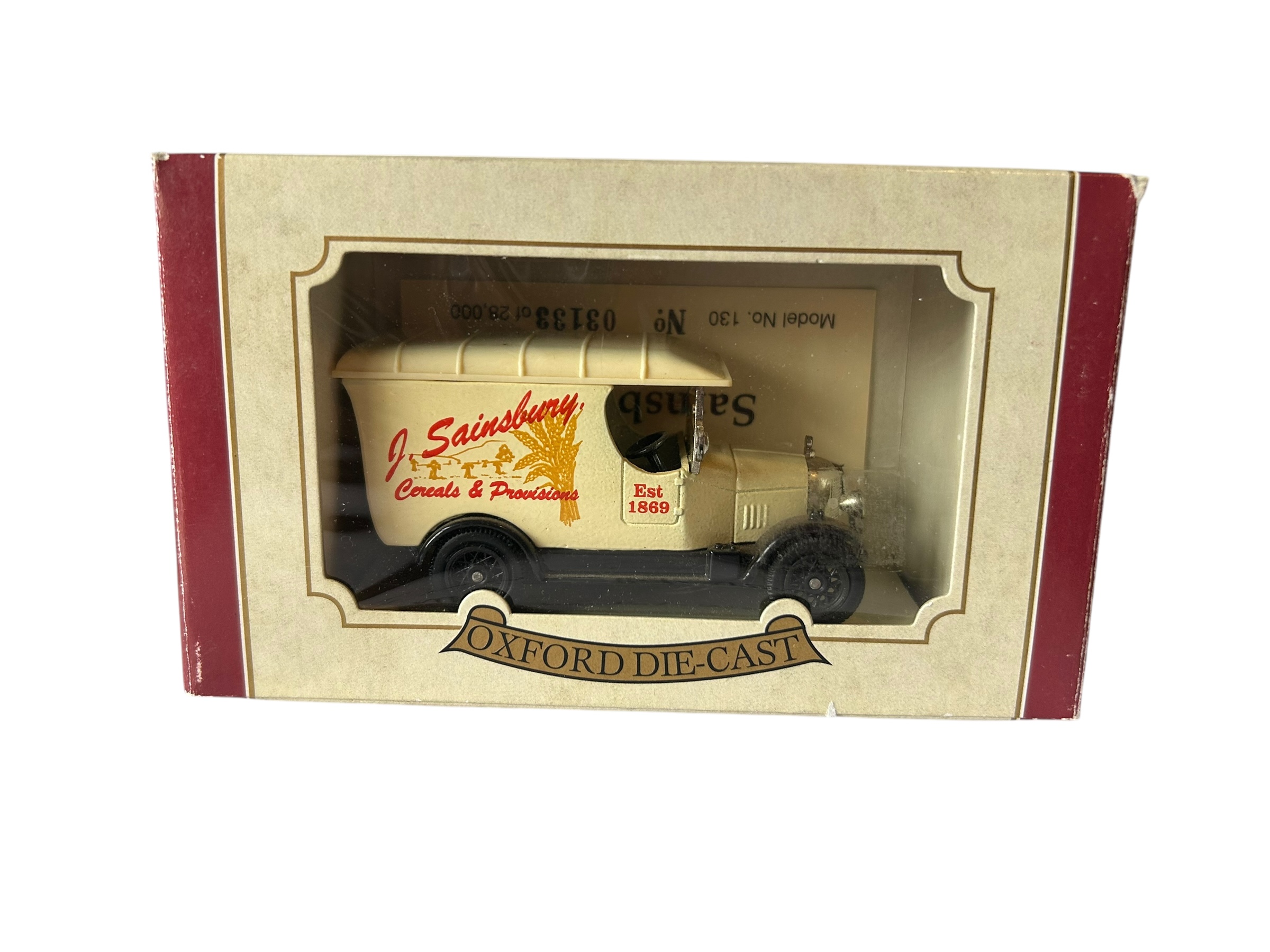 Oxford Die-Cast - Delivery van - J Sainsburys Cereals & Provisions