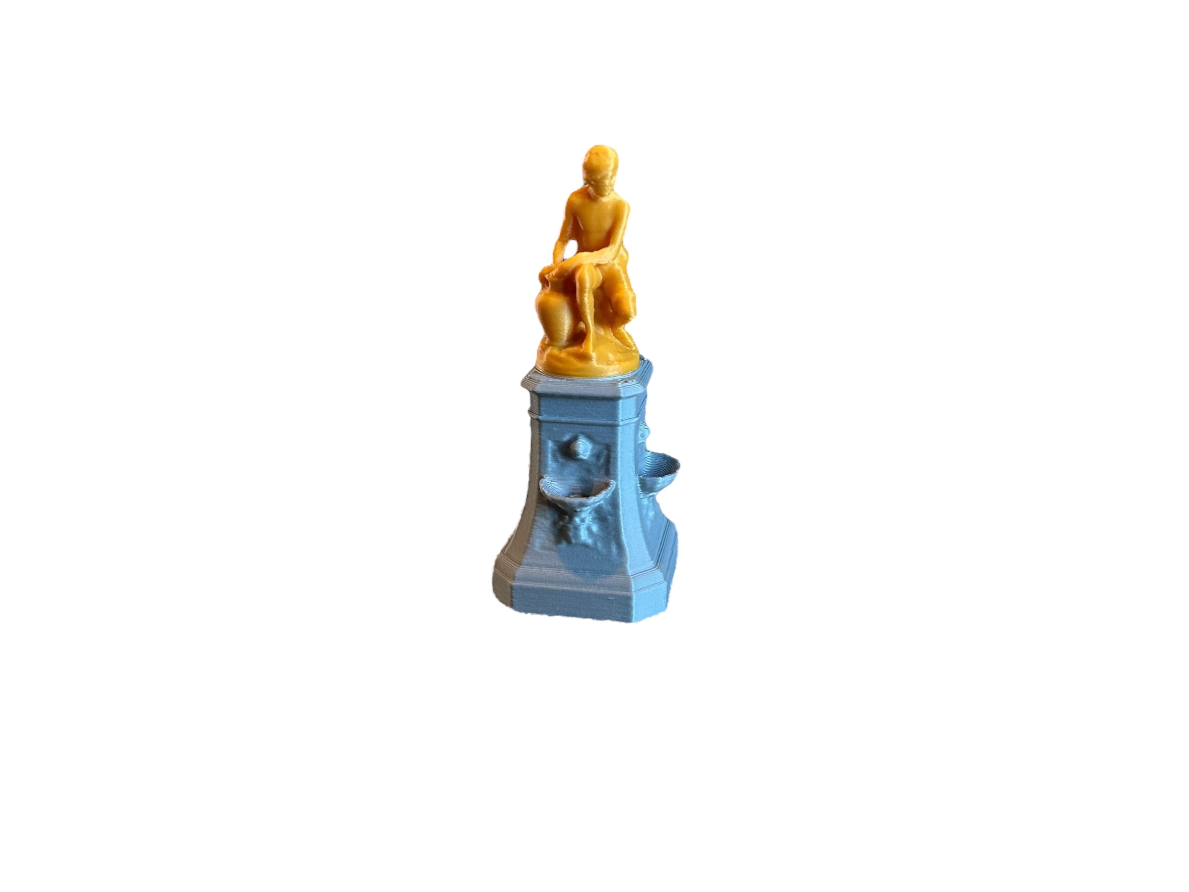 Mumfy's Scenic Accessories - Water Drinking Fountain - The Boy Statue