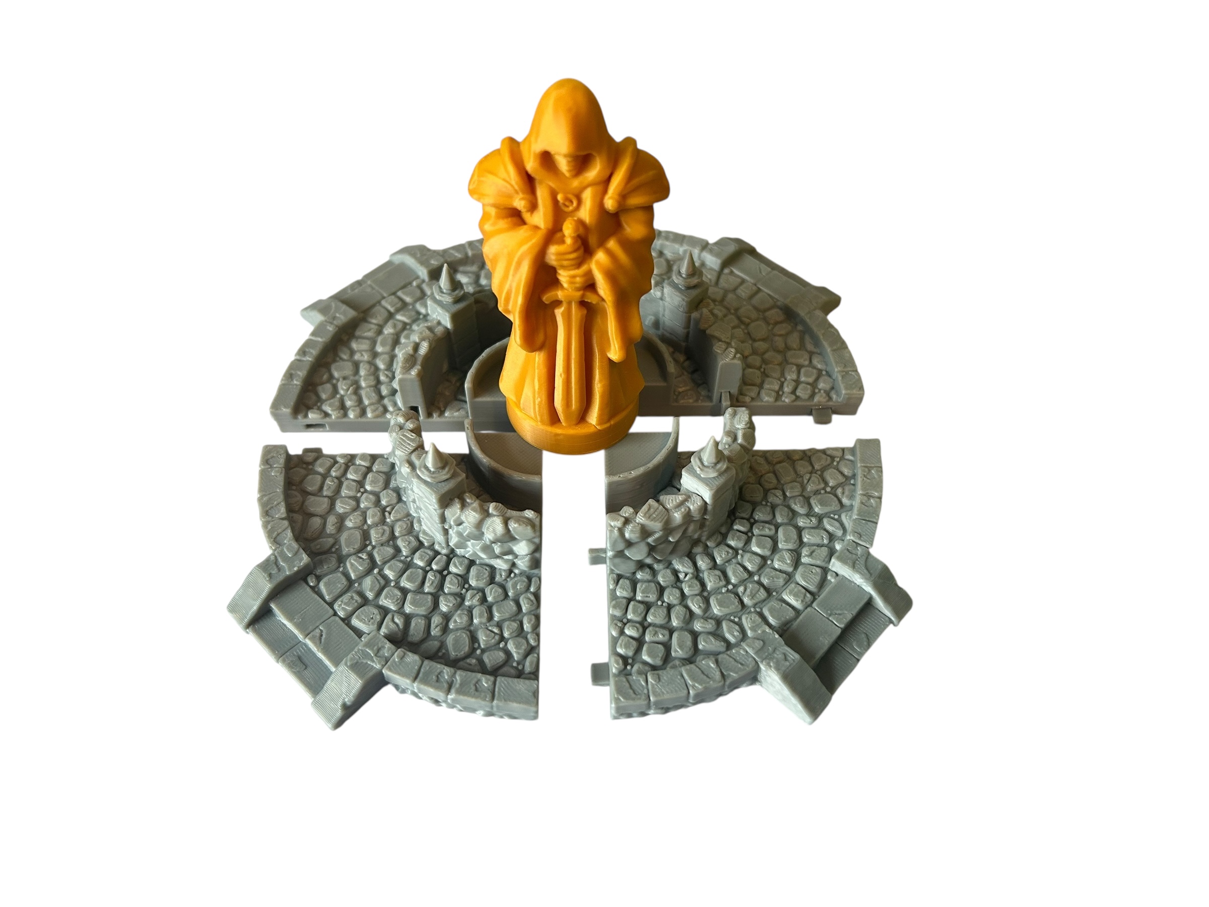 Gracewindale - Warrior Statue Fountain