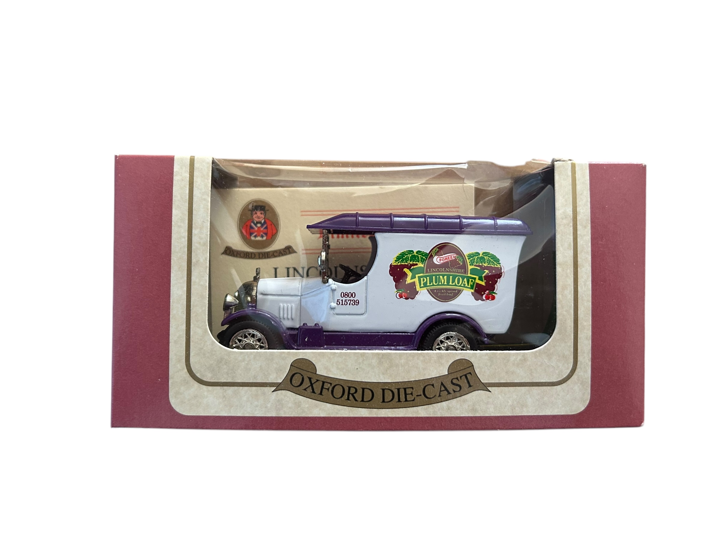Oxford Die-Cast - Delivery van - LINCOLNSHIRE PLUM LOAF