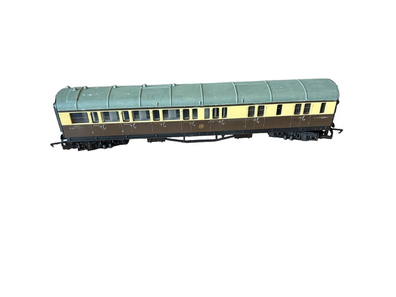 Hornby - GWR Brake/Third Chocolate/Grey Coach