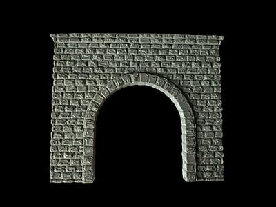 Mumfy's OO Gauge - Single Tunnel Entrance