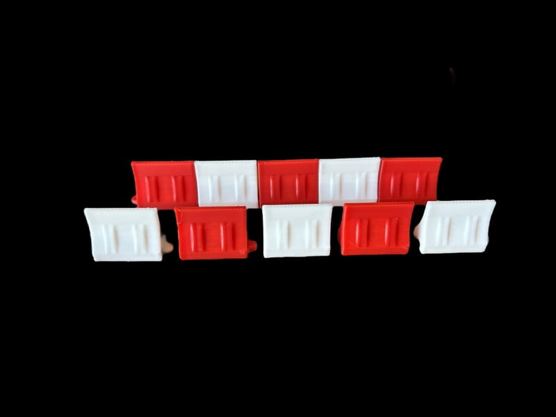 Mumfy's N Gauge - Road Traffic Barriers (x10)